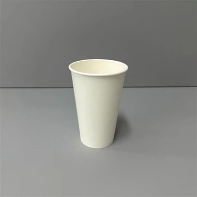 Tazzi tal-Kafè Bijodegradabbli tal-Ħajt Uniku ta '16 Oz b'Għotjien Ø90